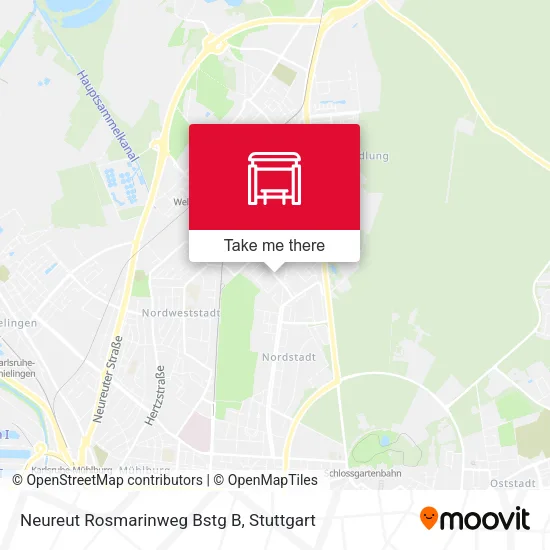 Карта Neureut Rosmarinweg Bstg B