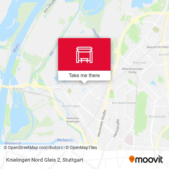Карта Knielingen Nord Gleis 2