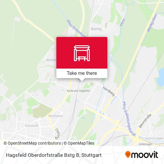 Hagsfeld Oberdorfstraße Bstg B map