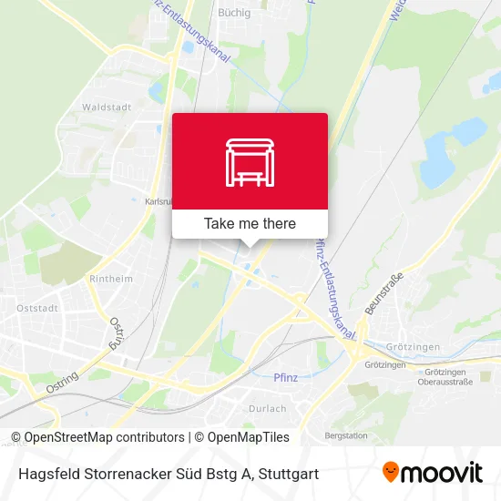 Карта Hagsfeld Storrenacker Süd Bstg A