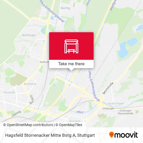 Карта Hagsfeld Storrenacker Mitte Bstg A