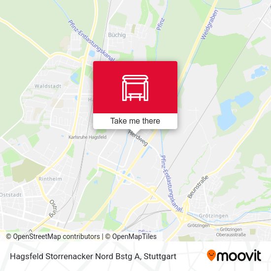 Hagsfeld Storrenacker Nord Bstg A map