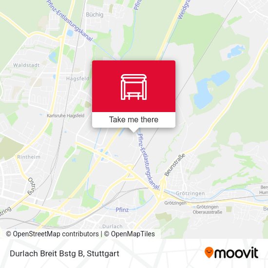 Durlach Breit Bstg B map