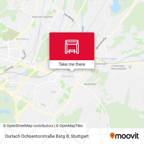 Durlach Ochsentorstraße Bstg B map