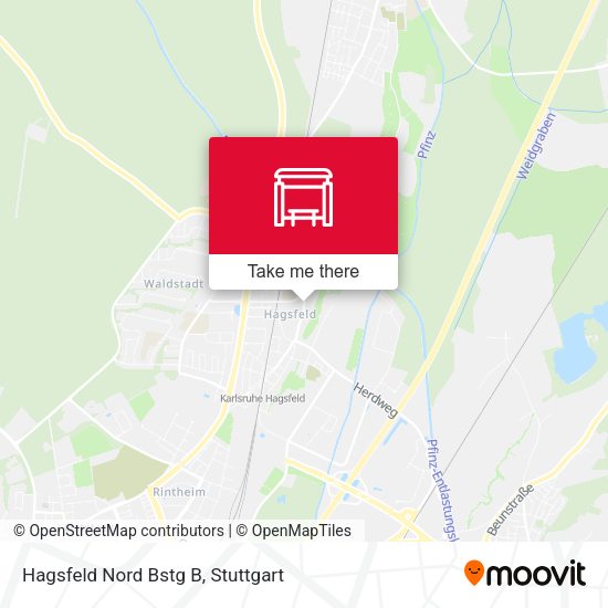 Карта Hagsfeld Nord Bstg B