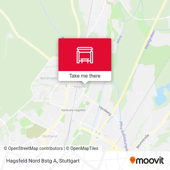Карта Hagsfeld Nord Bstg A