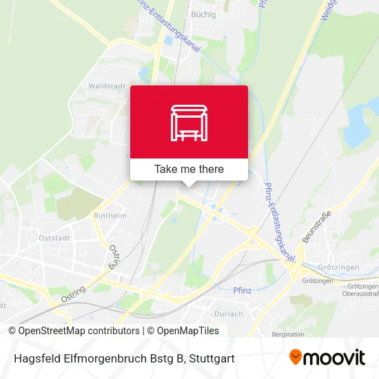 Карта Hagsfeld Elfmorgenbruch Bstg B