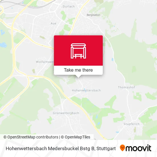 Карта Hohenwettersbach Medersbuckel Bstg B
