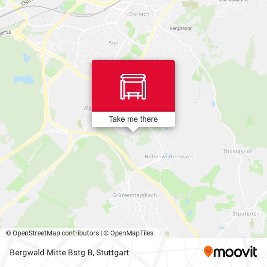Карта Bergwald Mitte Bstg B