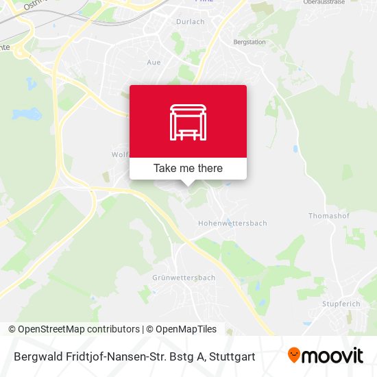 Bergwald Fridtjof-Nansen-Str. Bstg A map