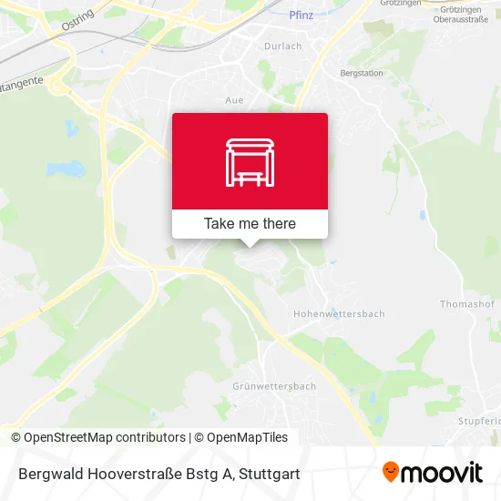Карта Bergwald Hooverstraße Bstg A
