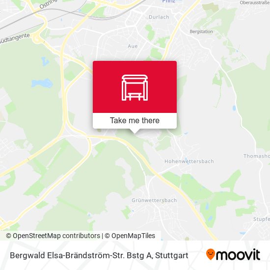 Bergwald Elsa-Brändström-Str. Bstg A map