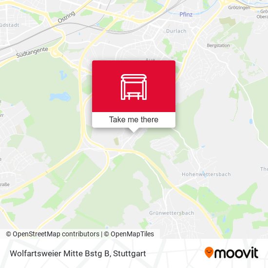 Карта Wolfartsweier Mitte Bstg B