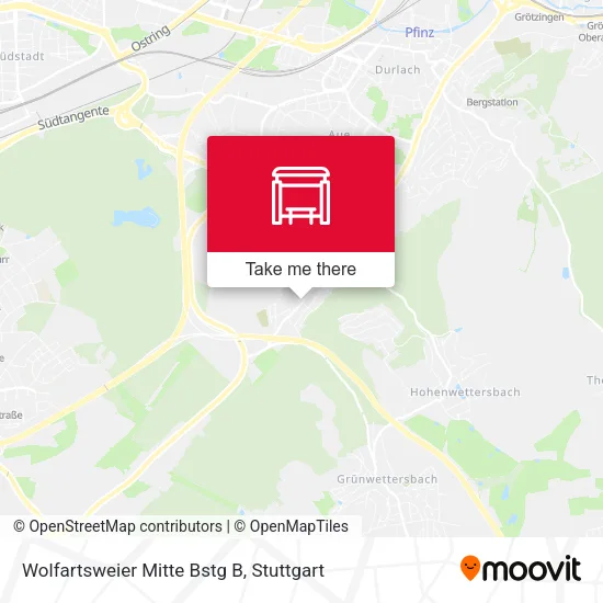 Карта Wolfartsweier Mitte Bstg B