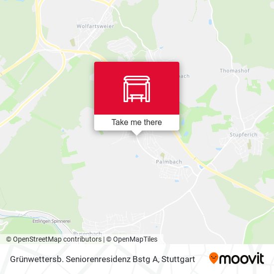 Grünwettersb. Seniorenresidenz Bstg A map