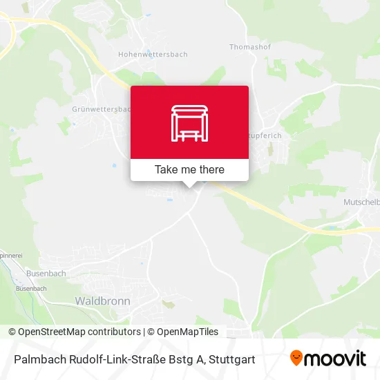 Карта Palmbach Rudolf-Link-Straße Bstg A