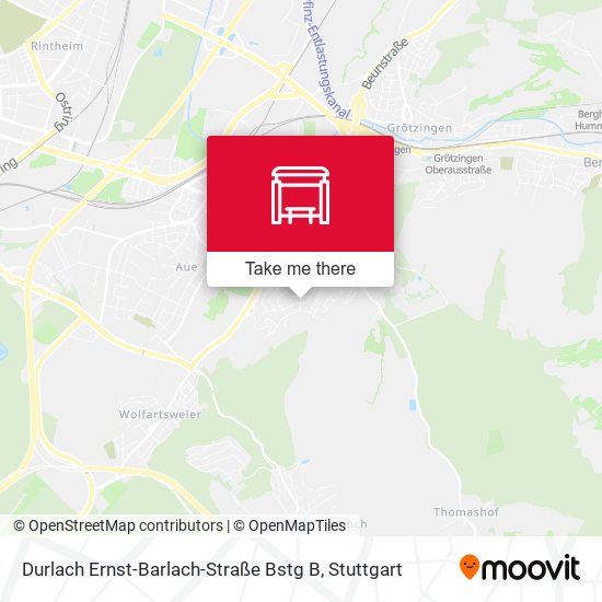 Durlach Ernst-Barlach-Straße Bstg B map
