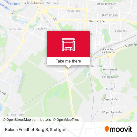Карта Bulach Friedhof Bstg B