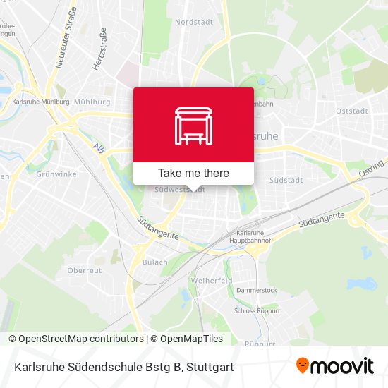 Karlsruhe Südendschule Bstg B map