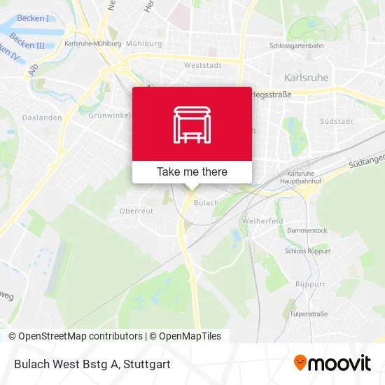 Карта Bulach West Bstg A