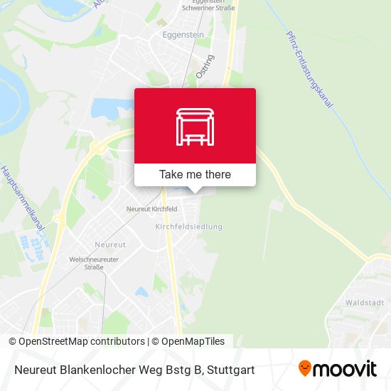 Neureut Blankenlocher Weg Bstg B map