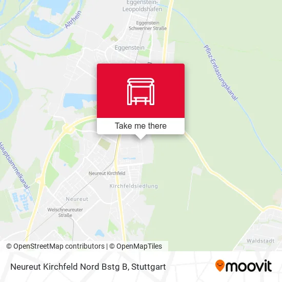Карта Neureut Kirchfeld Nord Bstg B