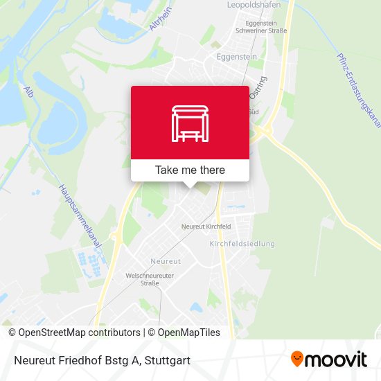 Neureut Friedhof Bstg A map