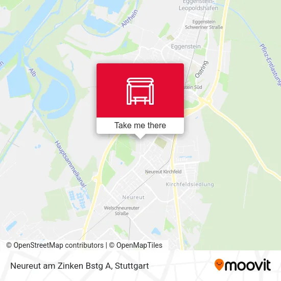Карта Neureut am Zinken Bstg A