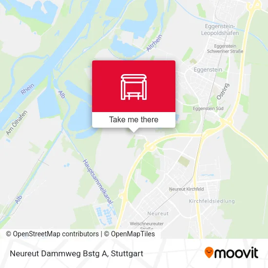 Карта Neureut Dammweg Bstg A