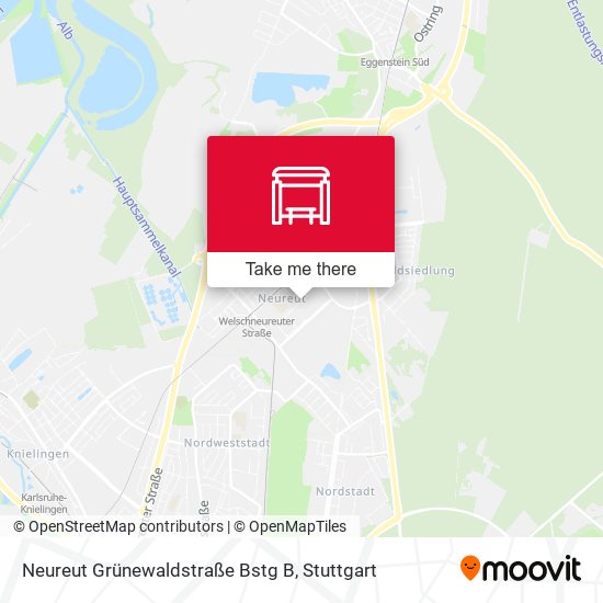 Neureut Grünewaldstraße Bstg B map