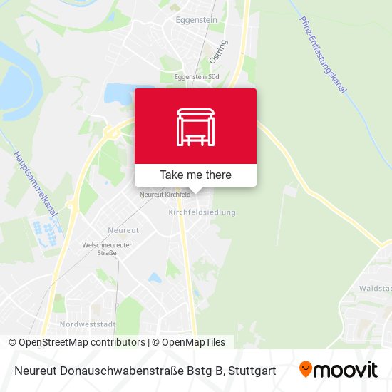 Neureut Donauschwabenstraße Bstg B map