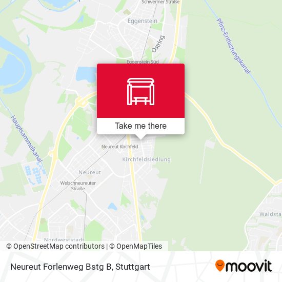 Карта Neureut Forlenweg Bstg B