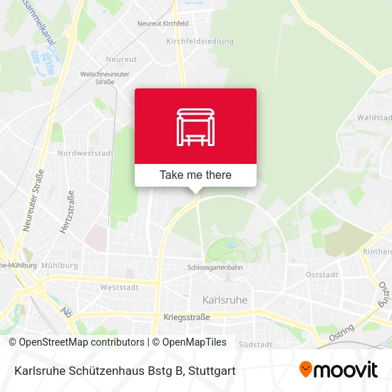 Карта Karlsruhe Schützenhaus Bstg B