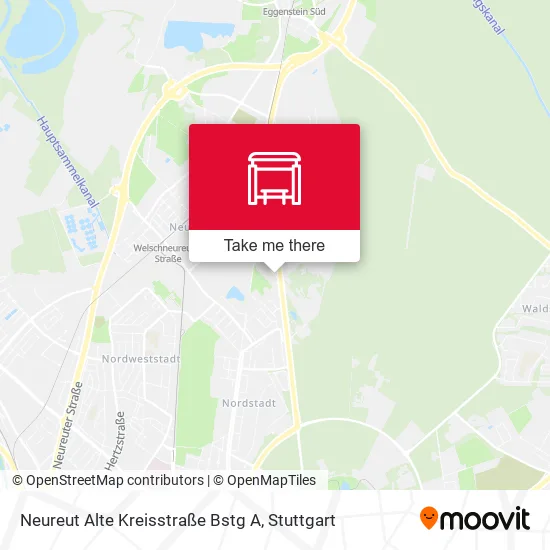 Карта Neureut Alte Kreisstraße Bstg A