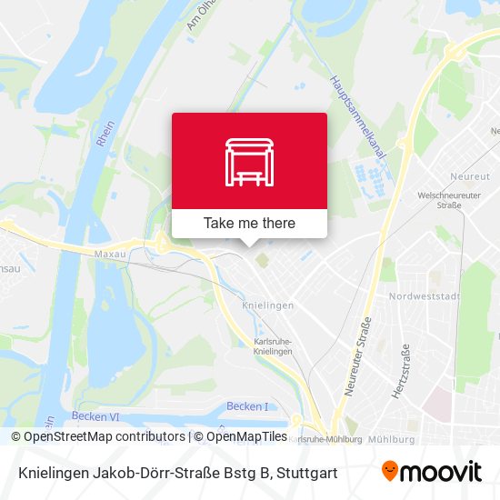 Knielingen Jakob-Dörr-Straße Bstg B map