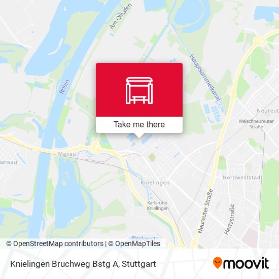 Knielingen Bruchweg Bstg A map
