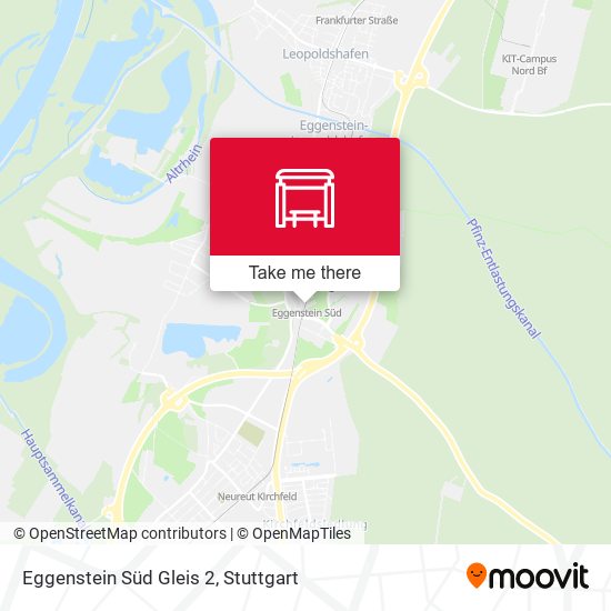 Eggenstein Süd Gleis 2 map