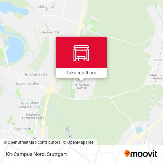 Kit-Campus Nord map