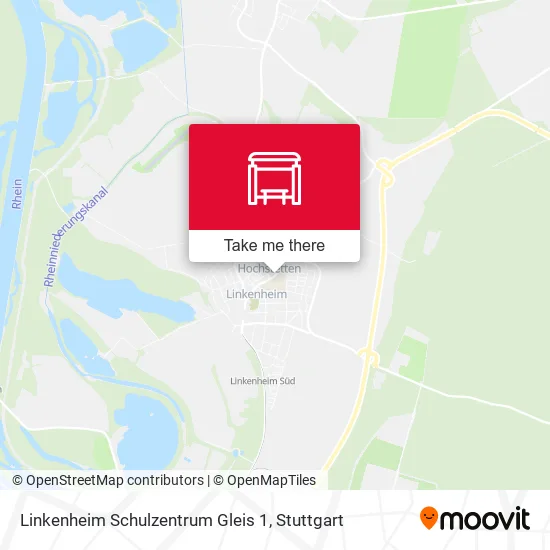 Карта Linkenheim Schulzentrum Gleis 1