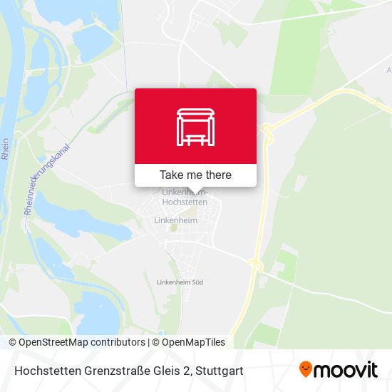 Hochstetten Grenzstraße Gleis 2 map