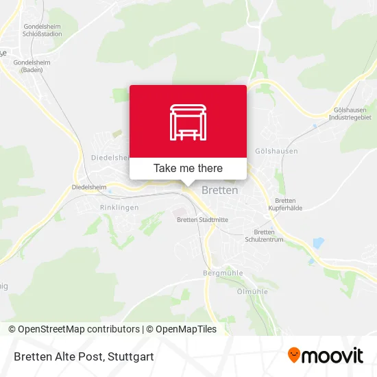 Карта Bretten Alte Post