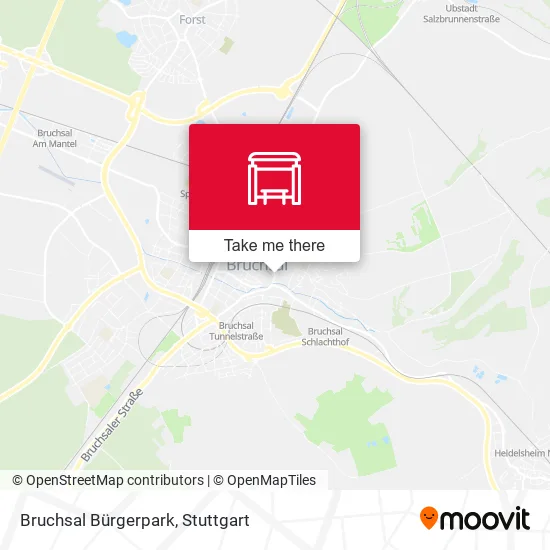 Карта Bruchsal Bürgerpark