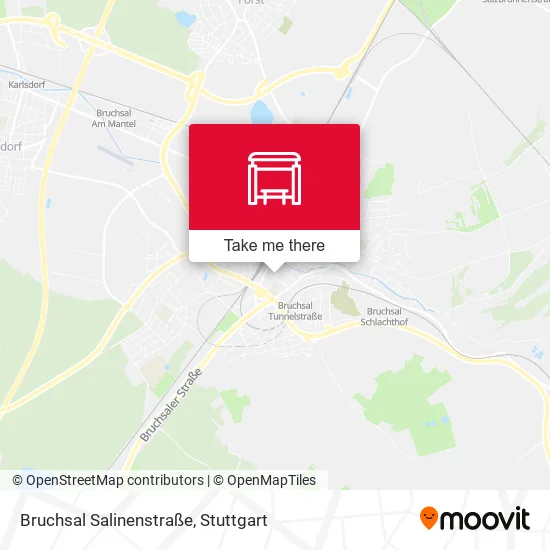 Карта Bruchsal Salinenstraße
