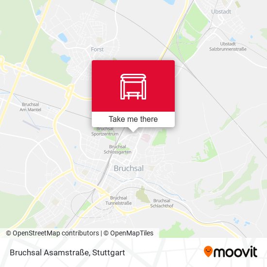 Bruchsal Asamstraße map