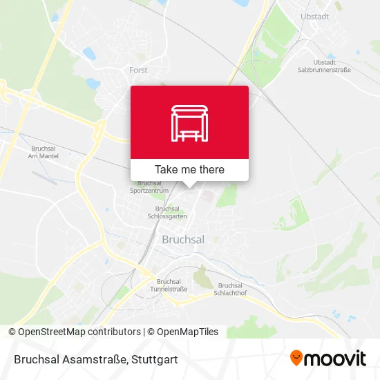 Карта Bruchsal Asamstraße