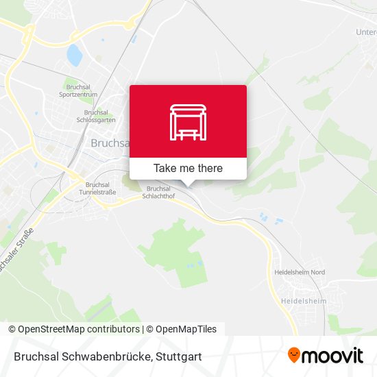 Bruchsal Schwabenbrücke map