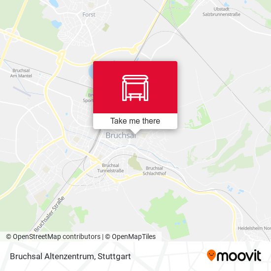 Карта Bruchsal Altenzentrum