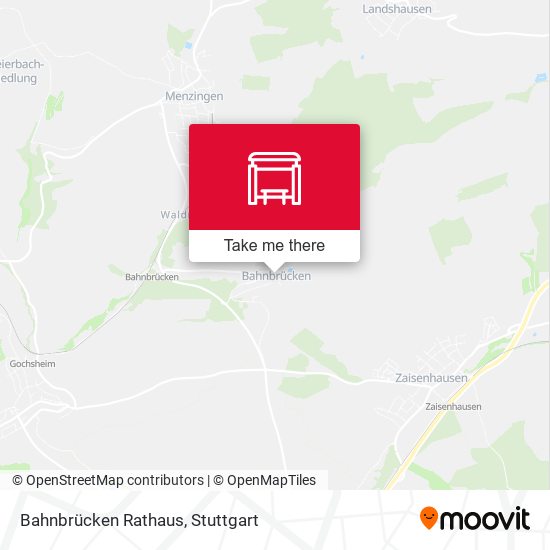 Bahnbrücken Rathaus map