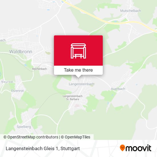 Карта Langensteinbach Gleis 1