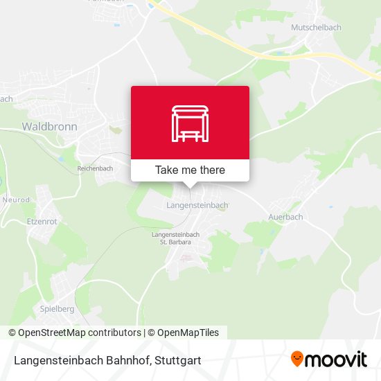 Langensteinbach Bahnhof map